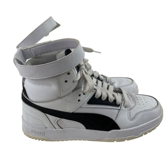 Puma Boys RBD Game 386172-01 White Basketball Shoes Sneakers Youth Size 6.5*Flaw - Picture 2 of 11